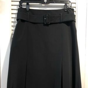 Theory Box Pleated Skirt with Belt